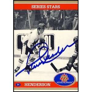  Paul Henderson 1972 Team Canada Autographed/Hand Signed 