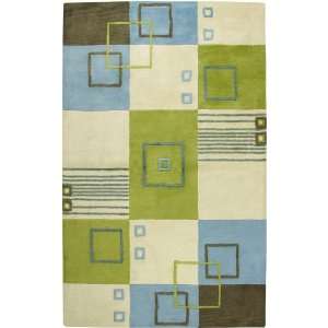  Rizzy Home FN1281 Fusion 5 Feet by 8 Feet Area Rug, Light 