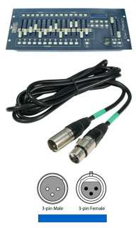 CHAUVET OBEY70 DMX Light/Fog Control + DMX3P25FT Cable 781462202897 
