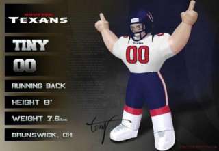 Houston Texans NFL Large 8 Ft Inflatable Football Player  