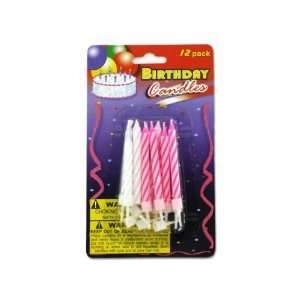 Bulk Pack of 72   Birthday candles with plastic stands (Each) By Bulk 