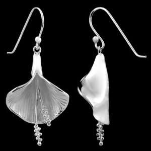 Premiere Collection Addisons African Lily Dangle Earrings   Sterling 