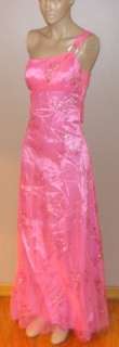 ADRIANNA PAPELL PINK PROM COCKTAIL EVENING DRESS 7/8  