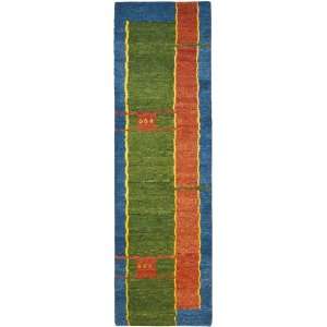  Safavieh GB134A Hand Knotted Multicolor Wool Area Runner 