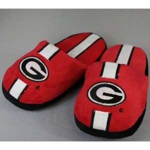 Georgia Bulldogs Youth Team Stripe Plush Slippers (Quantity of 1 