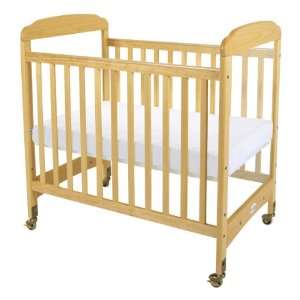  Serenity Compact Fixed Side Clearview Crib Baby