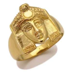    Ring in Yellow 925 Silver, form Pharaoh, weight 8 grams Jewelry