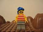 Lego PIRATE Minifig Red White Stripes 6257 6278 6292