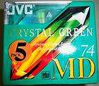 minidisc jvc md 74 blank mini disc 10 pack crystal