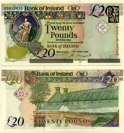 Ireland 20 Pounds 2008 P New UNC  