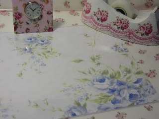 shabby desk pad chic office BRITISH ROSE small size  