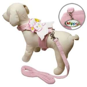  Adorable Sheep Angel Dog Harness with Matching Leash   L 