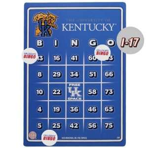  NCAA Kentucky Wildcats Bingo Game