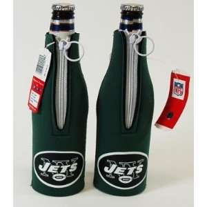   New York Jets Football Bottle Suit Koozies Coolers