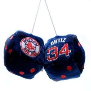  Boston Red Sox David Ortiz #34 3 Fuzzy Dice