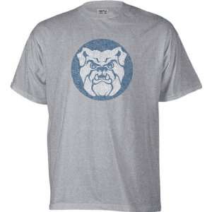 Butler Bulldogs Grey Distressed Mascot T Shirt  Sports 