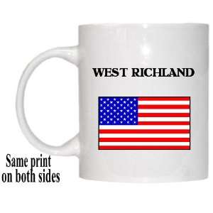    US Flag   West Richland, Washington (WA) Mug 