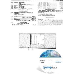  NEW Patent CD for CONSUMABLE INDUSTRIAL PROPELLANT 