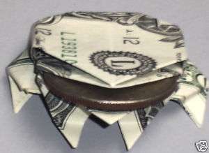 Hawaiian Money Dollar Origami Frog 1 Monetary Gift  