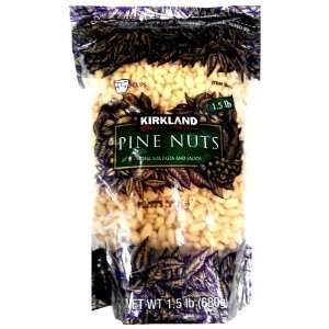 Kirkland Raw Pine Nuts, 24 Ounce  Grocery & Gourmet Food