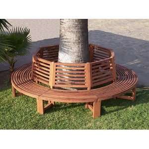  Forever Redwood 10 Ft Round Tree Bench