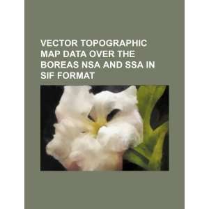 Vector topographic map data over the BOREAS NSA and SSA in SIF format 