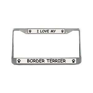  Border Terrier License Plate Frame