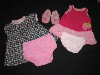 30p. CARTERS NEWBORN BABY GIRL 0 3 3 6 MONTHS SPRING SUMMER CLOTHES 