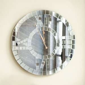  Antiqued Mirror Clock  Ballard Designs
