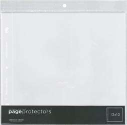 american crafts page protectors top loading 12 x12 10 pkg
