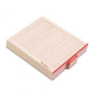   Outguides, Red Center OUT Tab, Manila, Letter, 100/Box Electronics