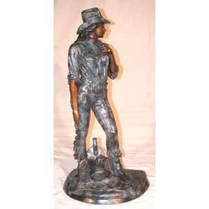  Metropolitan Galleries SRB30303 Cowgirl Bronze