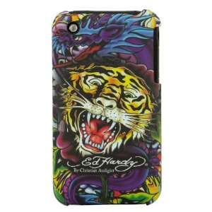  Ed Hardy iPhone 3G SnapOn Case   Tiger Cell Phones 