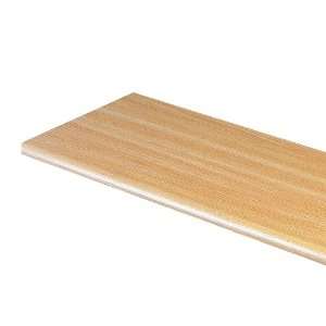 12 inch x 48 inch Wood Shelf for Slat wall, Grid wall 