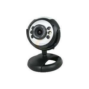  Round Webcam with Microphone and LED light for Night 