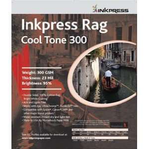  Inkpress Rag Cool Tone 300 GSM/23 MIL 8.5 x 11 25 Shts 