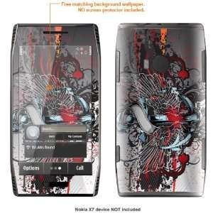   Decal Skin STICKER for Nokia X7 case cover X7 236 Electronics