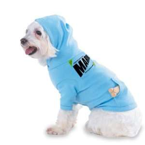   MARINE Hooded (Hoody) T Shirt with pocket for your Dog or Cat LARGE Lt