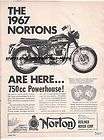 Norton 750 Atlas Rare vintage motorcycle advertisement Ad art 