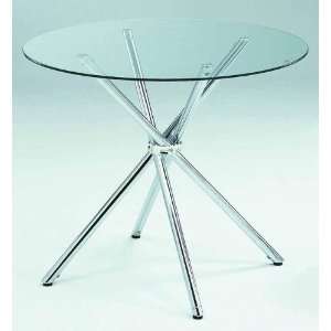  NP Cafe 305 Clear Glass Round Table
