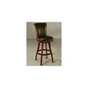   26 Armless Barstool   Russet Cordovan   Brown Leather