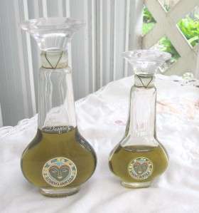   VINTAGE BOTTLES OF JEAN DESPRIZ FACTICES 1 AND 2 OZ BOTTLES  