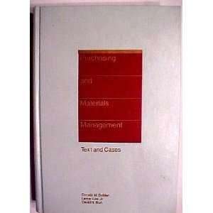 materials management Text and cases (McGraw Hill series in management 