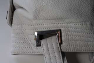 Authentic KOOBA Natasha White Leather Convertible Large Tote Bag 