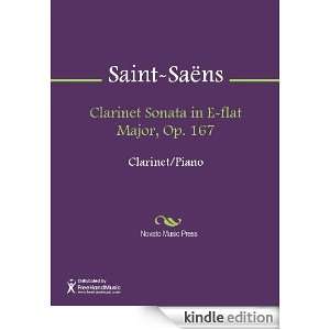 Clarinet Sonata in E flat Major, Op. 167 Sheet Music Camille Saint 