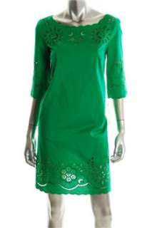 DKNY NEW Green Casual Dress Embellished Sale P  