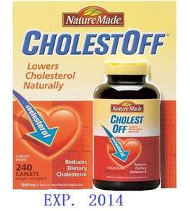 Nature Made® Cholest Off (240 Caplets) Lower Cholestero Sealed Fast 