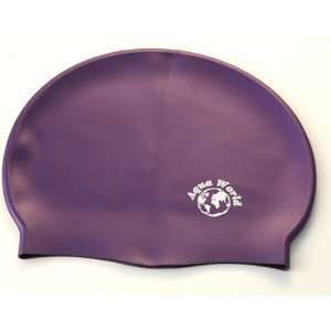  Purple Latex Swim Cap