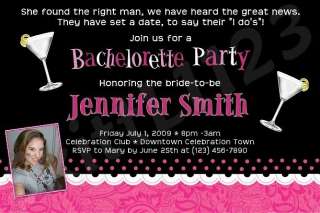 Custom Bachelorette Hens Night Personalized Invitations  