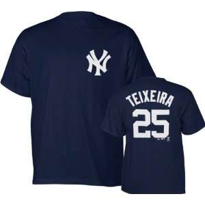  Mark Teixeira Majestic Replica Name and Number New York 